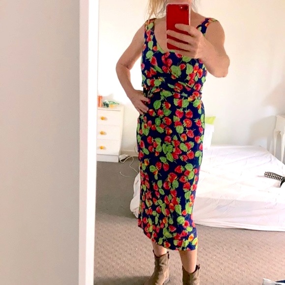 Sale Strawberry Summer Dress 